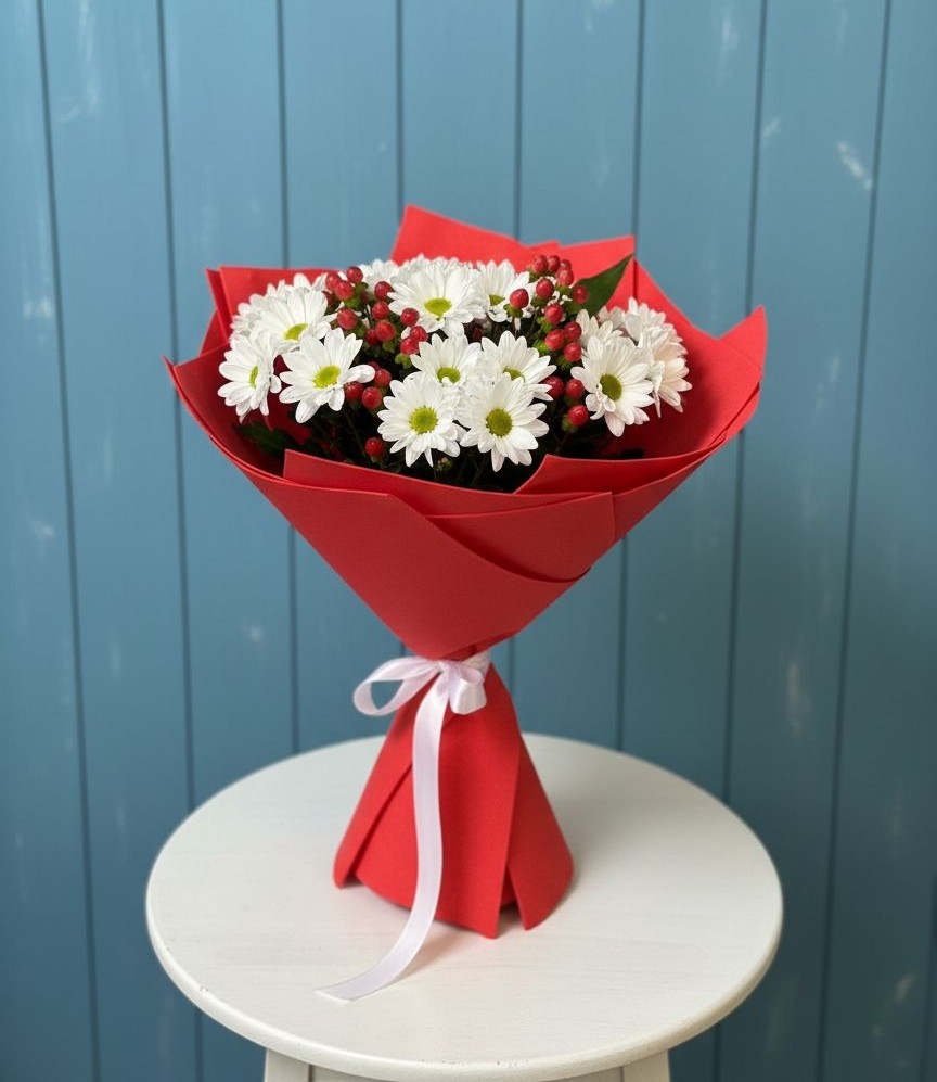 Букет цветов из: Хризантемы в Магасе