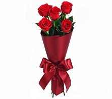 Букет 5 Красных роз Эдлесс Лав в Магасе