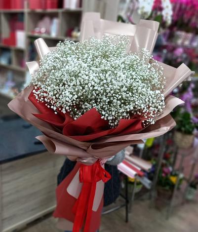Букет цветов из: Гипсофила в Магасе