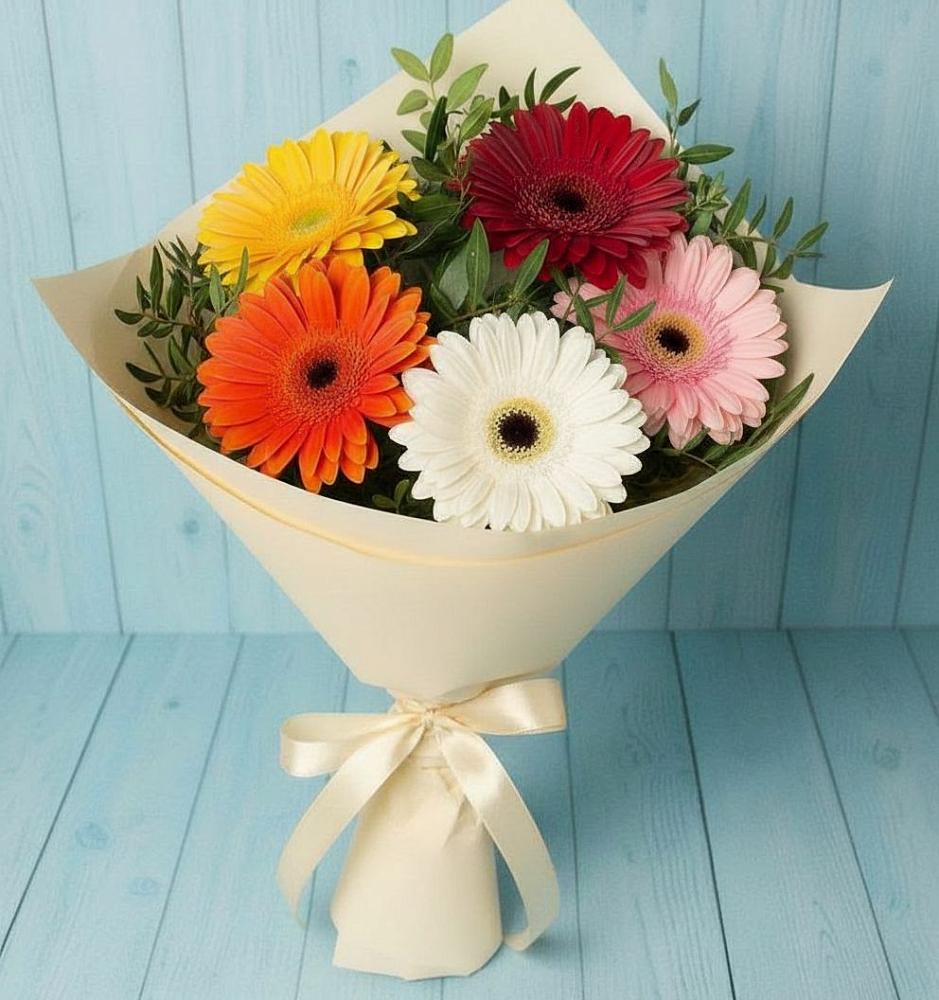 Букет цветов из: Герберы в Магасе