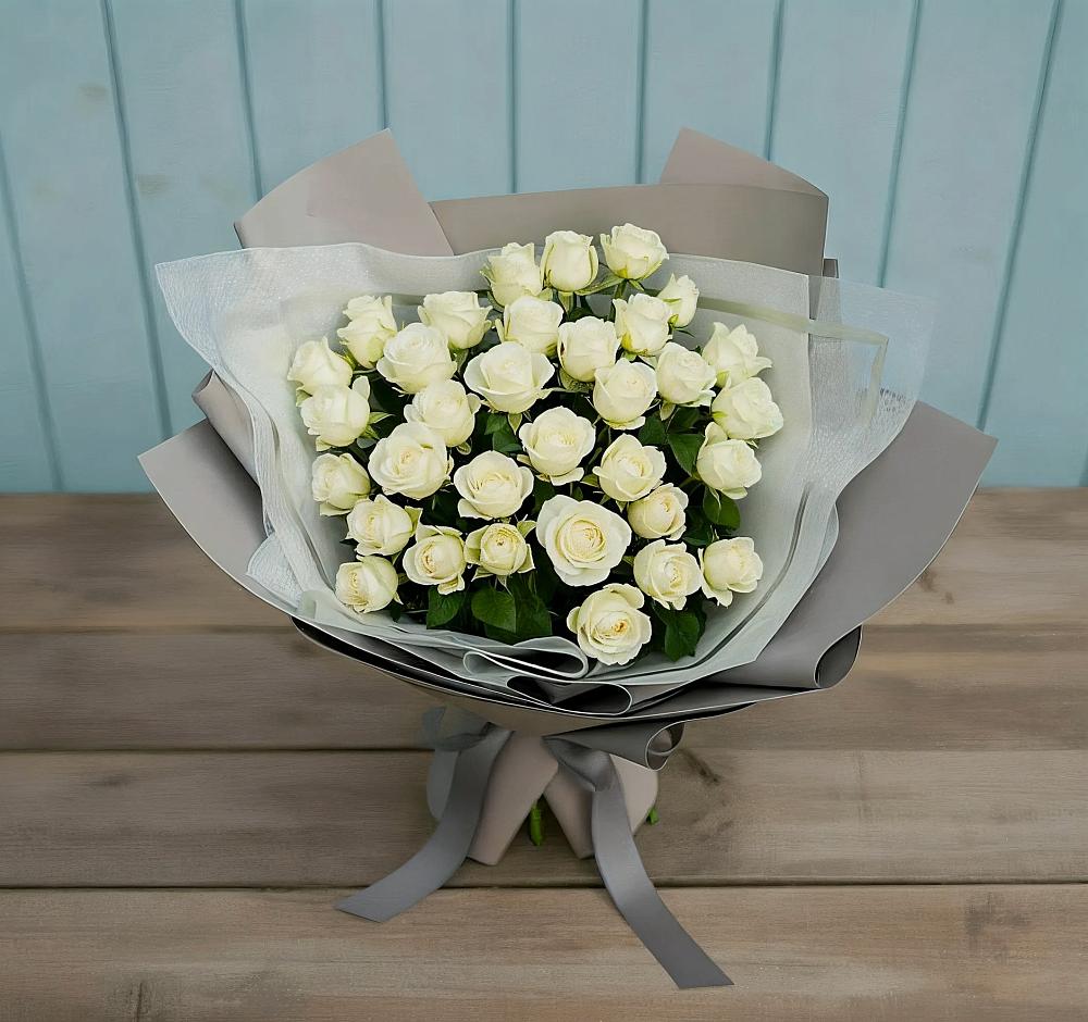 Букет Белоснежная нежность в Магасе
