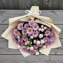 Букет цветов из:  Розы и Хризантемы #REPLACE_PRED# Магасе