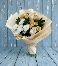 Букет цветов из:  Розы и Хризантемы в Магасе