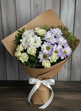 Букет цветов из:  Хризантемы и Розы в Магасе