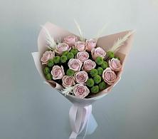 Букет цветов из:  Розы и Хризантемы #REPLACE_PRED# Магасе