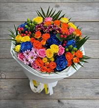 Букет цветов из:  Розы и Хризантемы в Магасе
