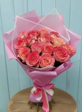 Букет 15 Розовых роз Равель в Магасе